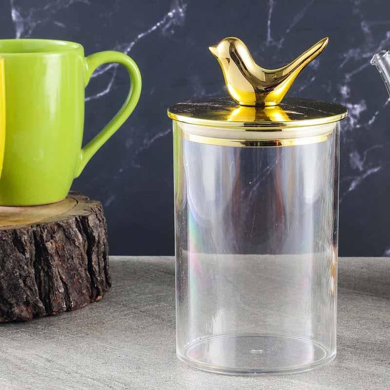 Jar - Goldie Birdie Acrylic Storage Jar - 1000 ml