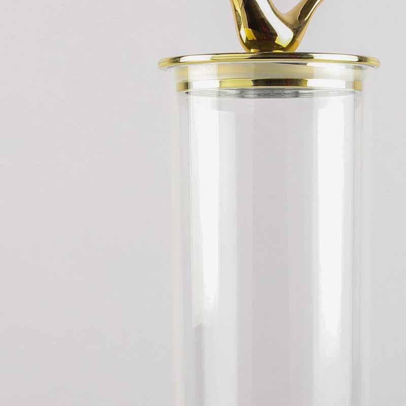 Buy Goldie Birdie Acrylic Storage Jar - 1200 ml Jar from Vaaree