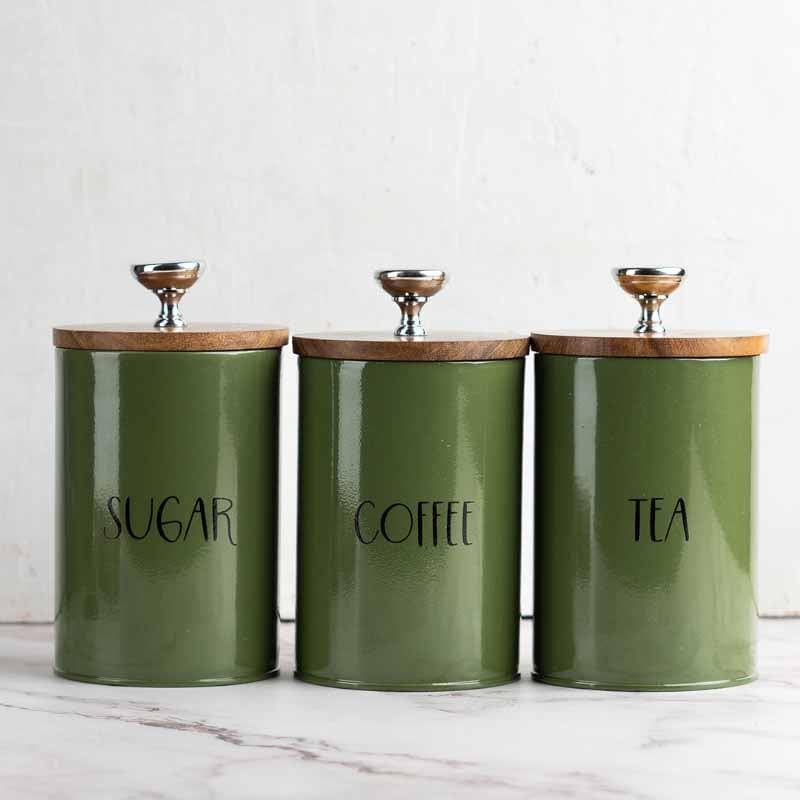 Buy Jars - Olives Canister - Set Of Three at Vaaree online
