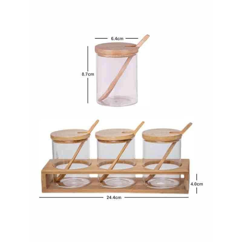 Buy Jars - Prep It Masala Jar Round (220 ml each)- Set of 3 at Vaaree online