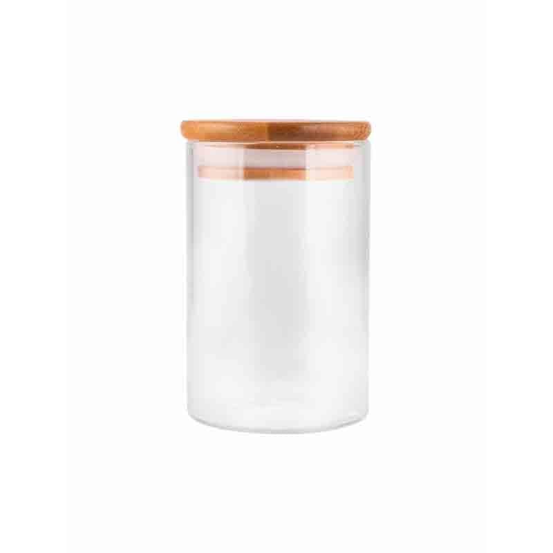 Buy Prito Jar with Wooden Lid (270 ML Each)- Set of 6 Jar from Vaaree