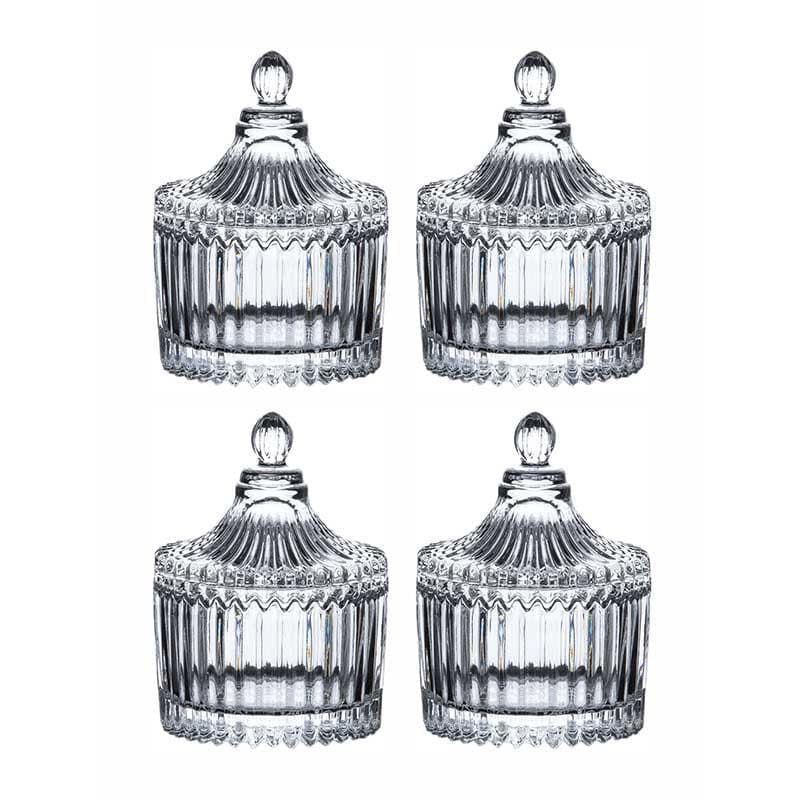 Jar - Trinkets Glass Storage Jar - Set of Four