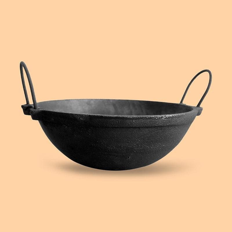 Buy Epiphany Cast Iron Sri Lankan Hopper / 9 Inches Kadhai from Vaaree