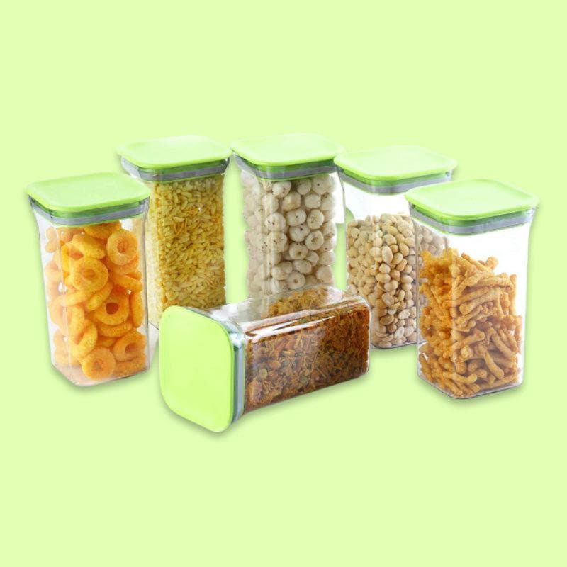 Buy Long SQUARE SQUAD CONTAINER (1100 ML EACH)- SET OF 6 Container from Vaaree