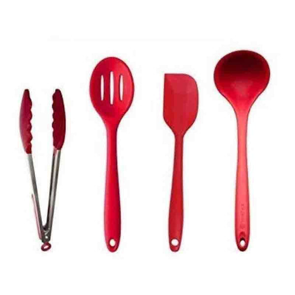 Kitchen Tool - Silicone Tongs Kitchen Tools- Set Of Four