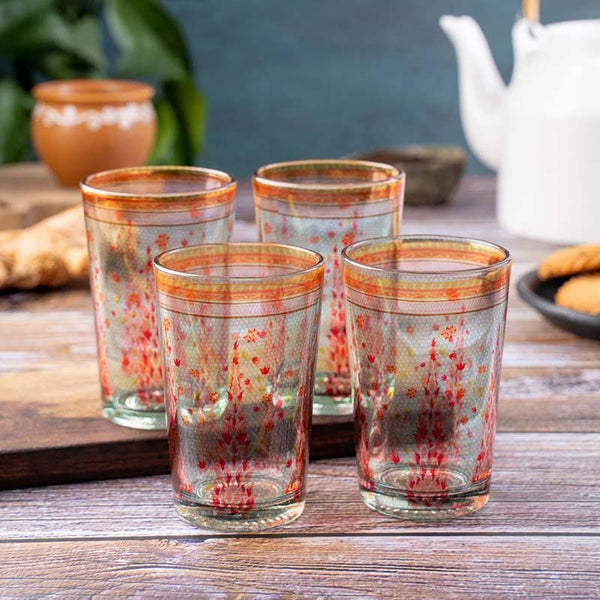 Kulhad - Babur Charbagh Inspired Chai Glass - Set of Four