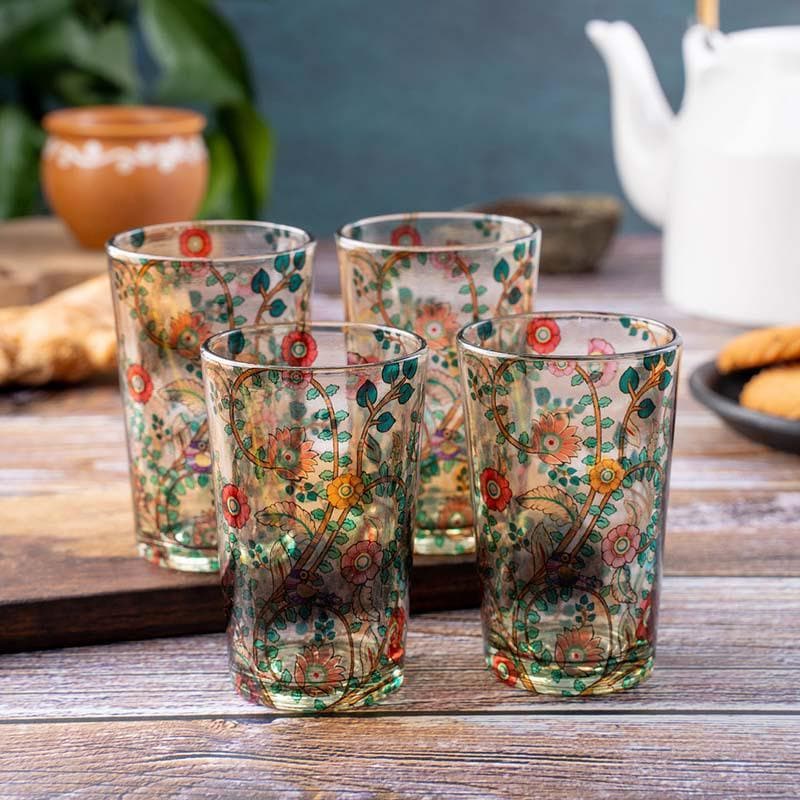 Buy Madhubani Art Chai Glass - Set of Four Kulhad from Vaaree