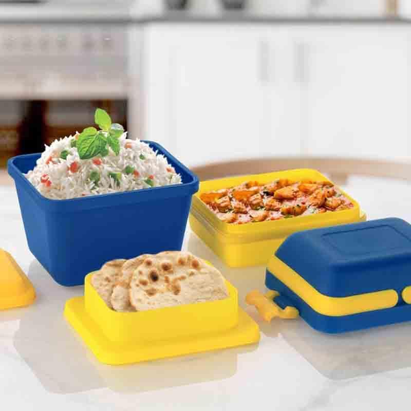 Buy Macaw Lunchbox - Blue Tiffin Box from Vaaree