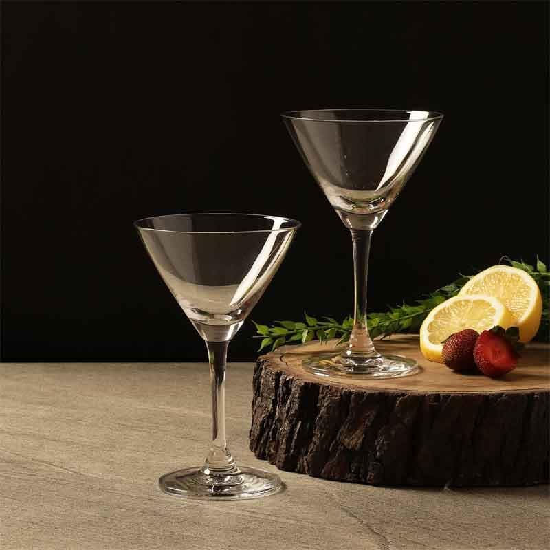 Buy Mia Martini Glass (200 ml ) - Set Of Two Cocktail Glasses from Vaaree