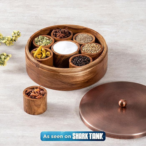 Buy Masala Box - Prepeppery Masala Box - Copper at Vaaree online
