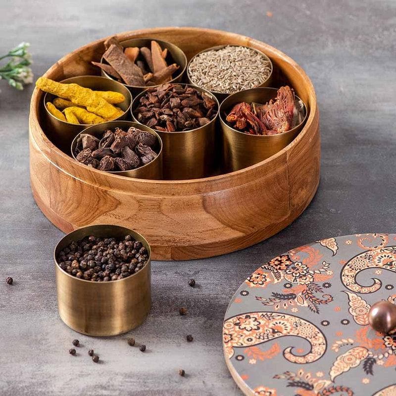 Buy Veronique Masala Box - Grey Masala Box from Vaaree