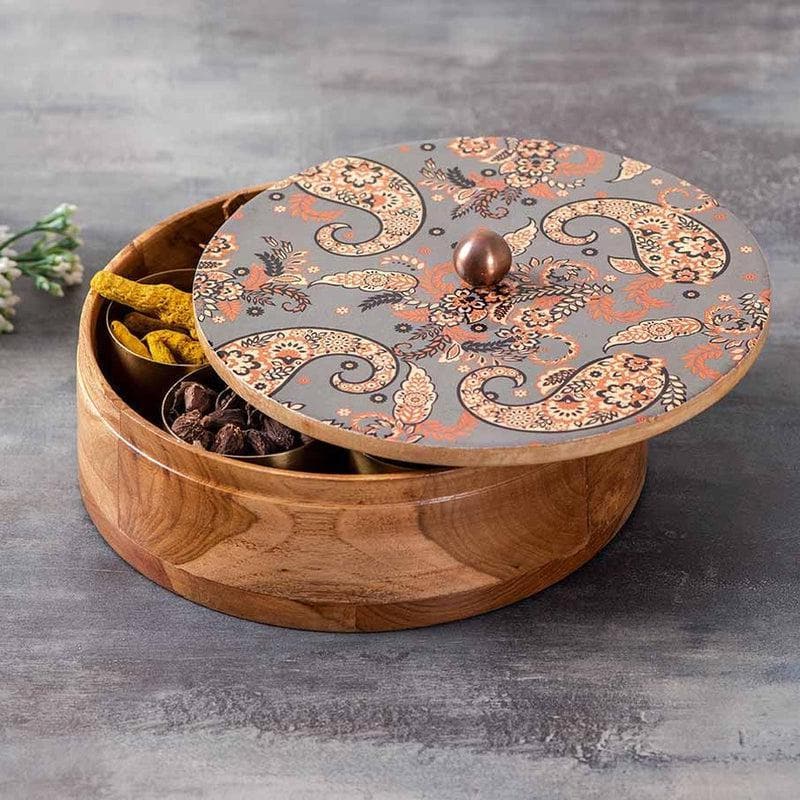 Buy Veronique Masala Box - Grey Masala Box from Vaaree