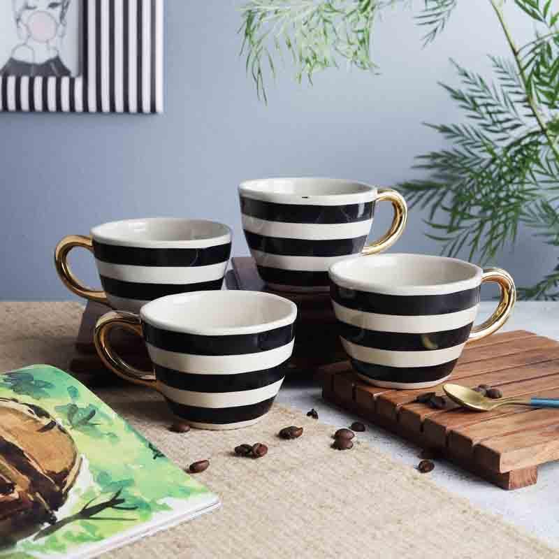 Buy BnW World Cup - Set Of Four Mug & Tea Cup from Vaaree