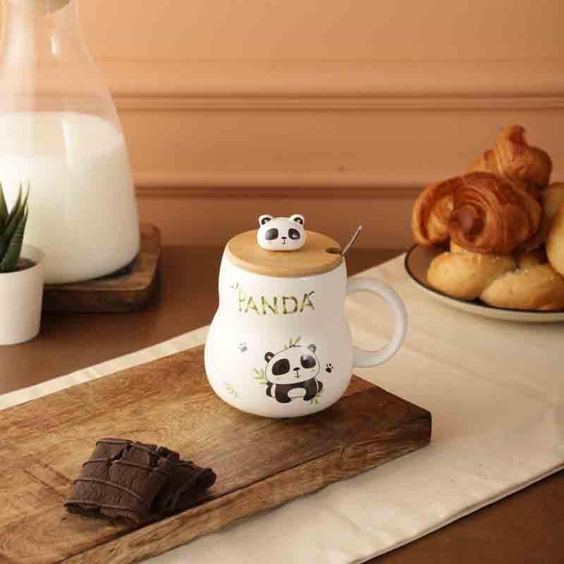 Buy Happy Panda Mug With Spoon Mug & Tea Cup from Vaaree