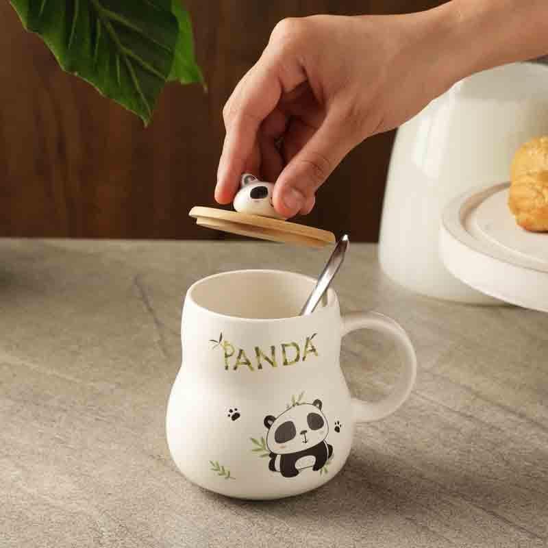 Buy Happy Panda Mug With Spoon Mug & Tea Cup from Vaaree