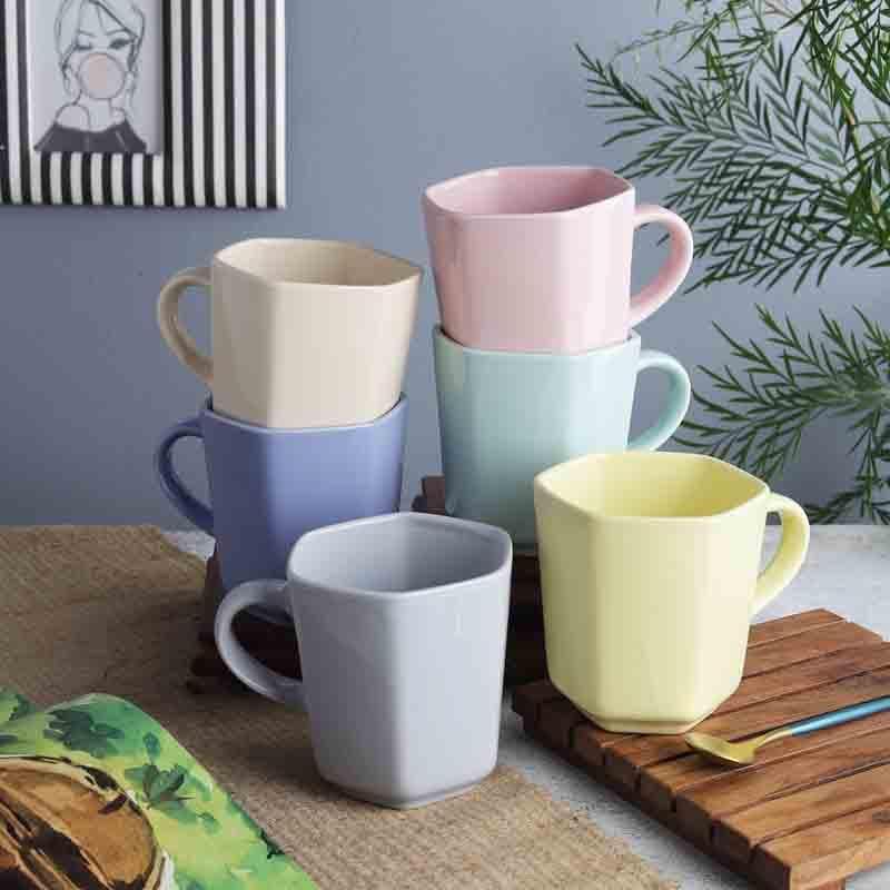 Buy Hexa Heaven Mug - Set Of Two Mug & Tea Cup from Vaaree