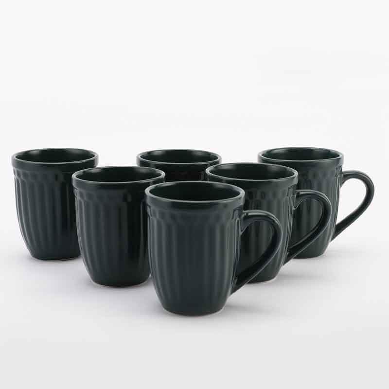 Buy Teal Talks Mug - Set Of Six Mug & Tea Cup from Vaaree