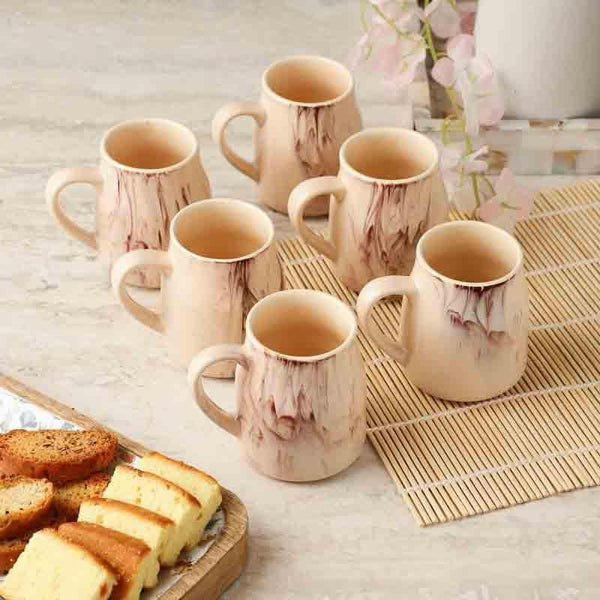 Mug & Tea Cup - Wavelet Cups - Set Of Six