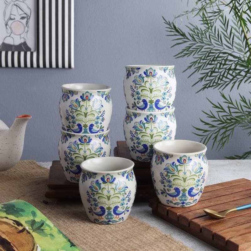 Mug - Bageecha Kullad - Set Of Six