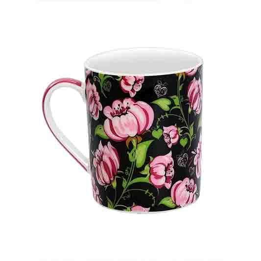 Buy Black Bloom Mug Mug from Vaaree