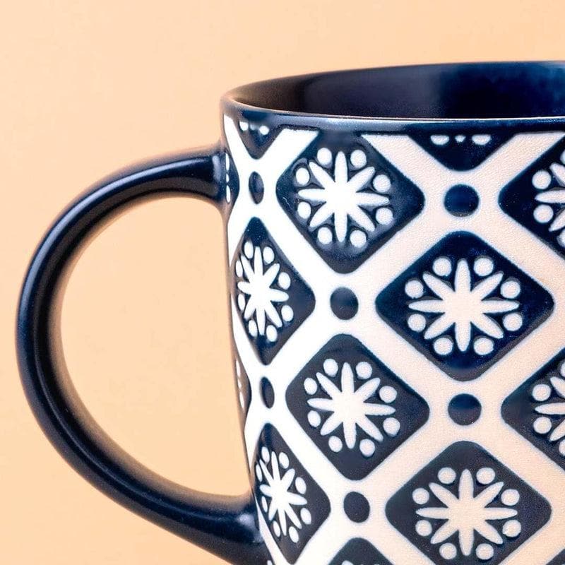 Buy Blue Daisy Mug - Set of Two Mug from Vaaree