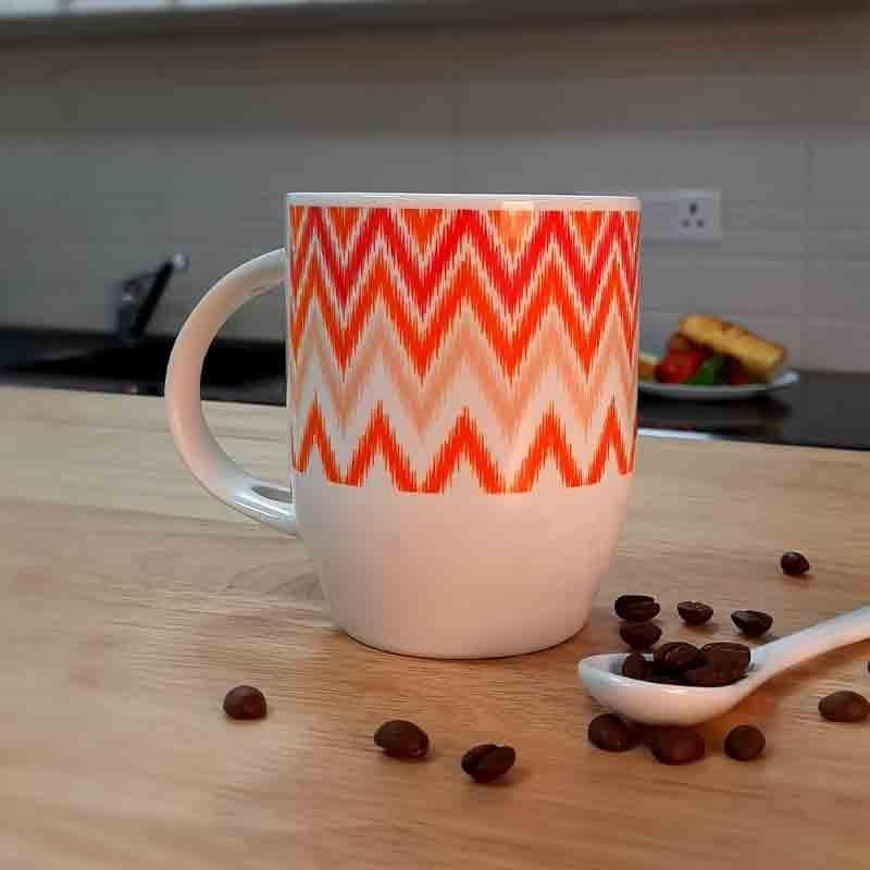 Buy Dazzling Ikkat Spoon Mug Mug from Vaaree