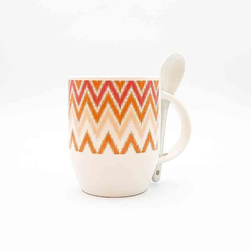 Buy Dazzling Ikkat Spoon Mug Mug from Vaaree