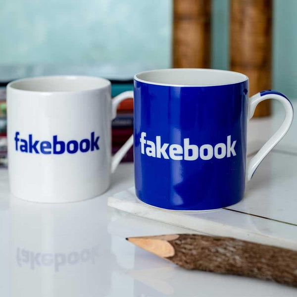 Mug - Fakebook Mug - Set of Two