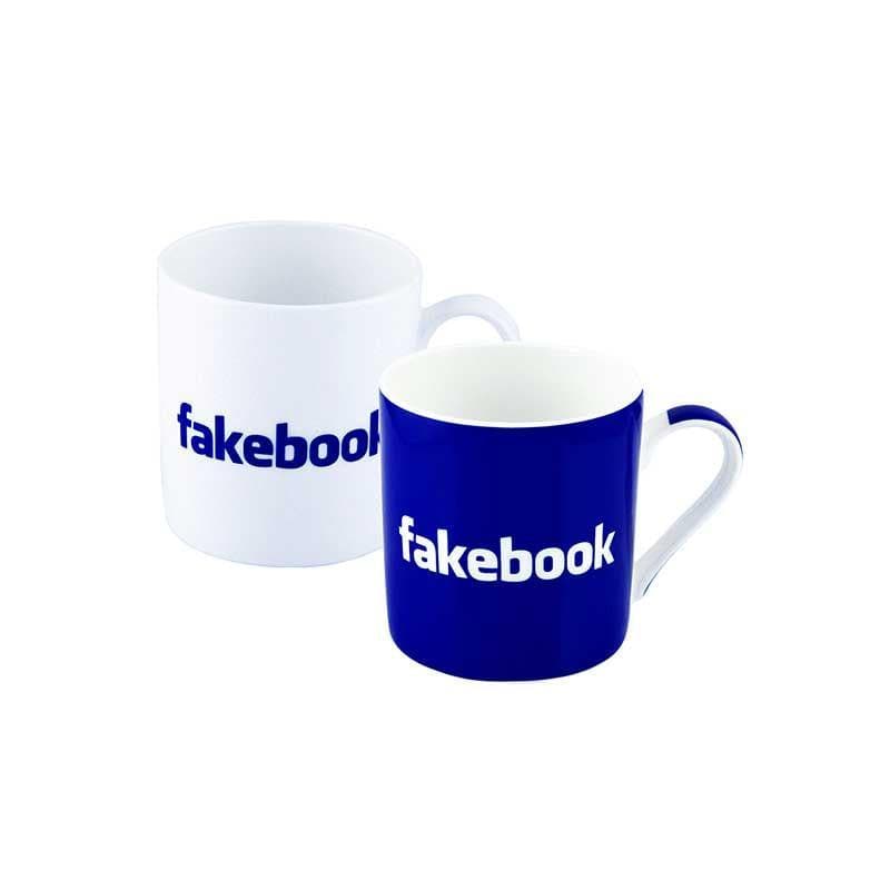 Mug - Fakebook Mug - Set of Two