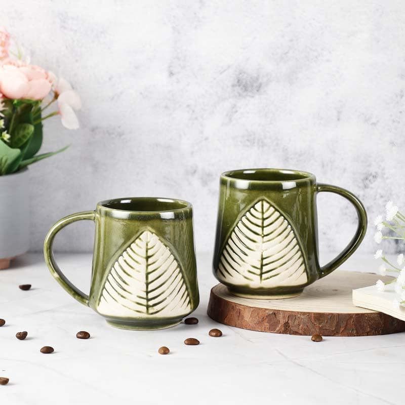 Buy Feuille Mug - Set Of Two Mug from Vaaree