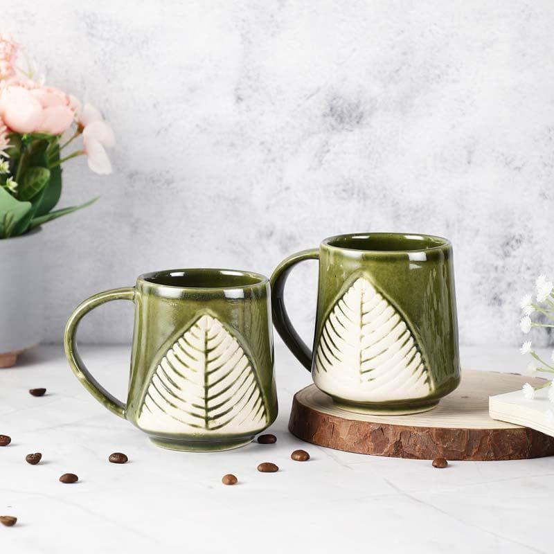 Buy Feuille Mug - Set Of Two Mug from Vaaree