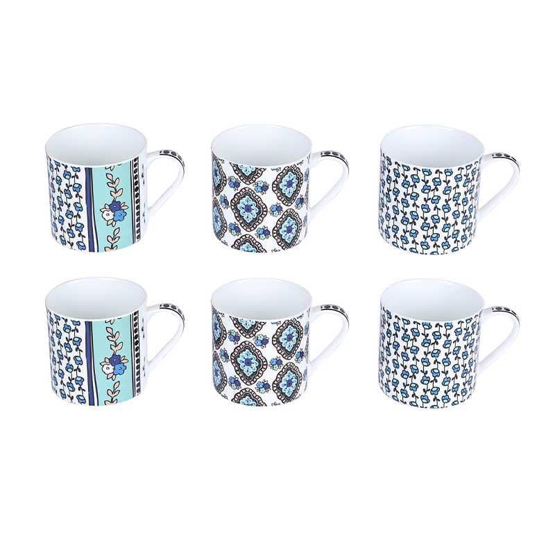 Buy Floral Fashion Mugs - Set of Six Mug from Vaaree