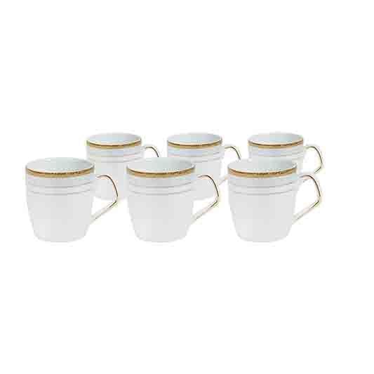 Buy Gloriously Gold Mug- Set of Six Mug from Vaaree