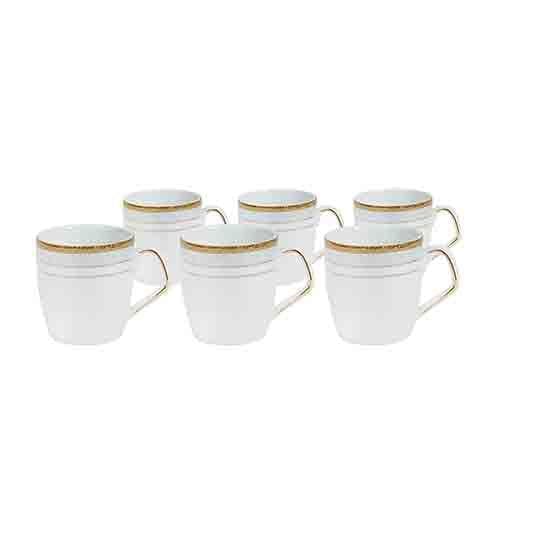 Buy Mug - Gloriously Gold Mug- Set of Six at Vaaree online