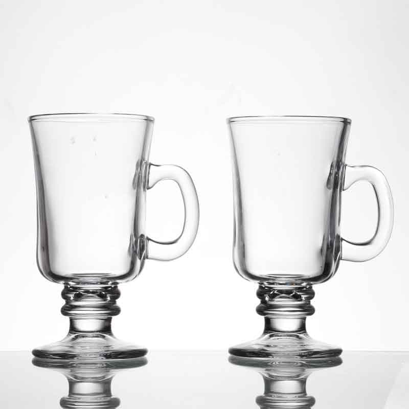 Buy Go Irish Coffee Mug (230 ml) - Set Of Two Beer Mug & Glass from Vaaree