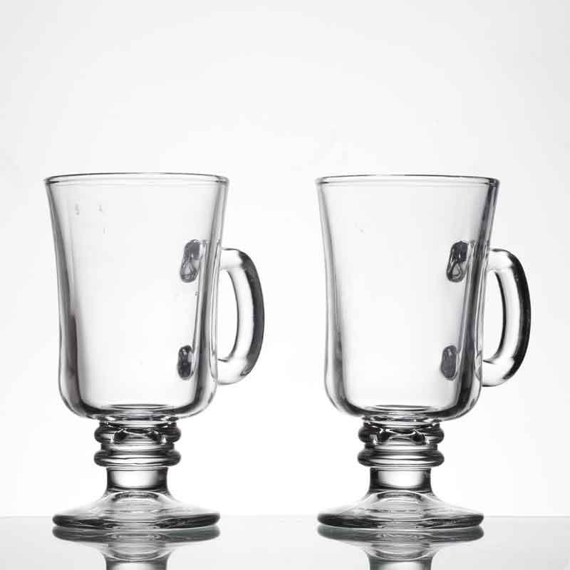 Buy Go Irish Coffee Mug (230 ml) - Set Of Two Beer Mug & Glass from Vaaree