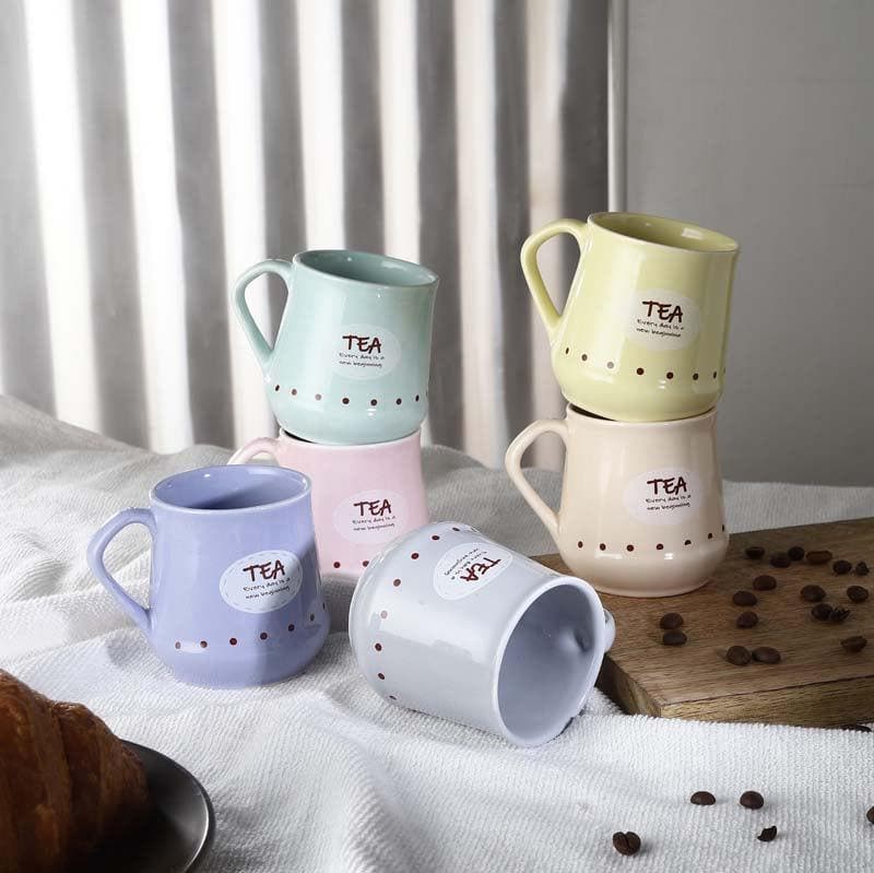 Buy Happy Pastels Mug - Set Of Six Mug from Vaaree