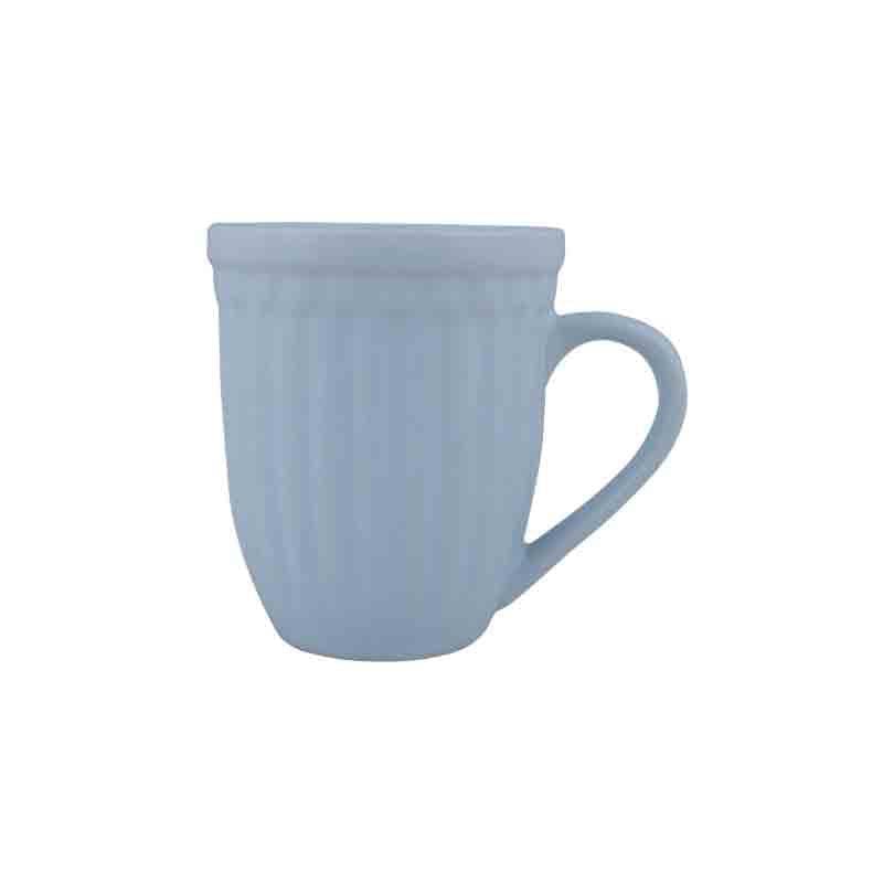 Mug - Mars Ribbed Mugs - Blue - Set Of Four