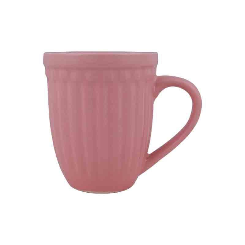 Buy Mars Ribbed Mugs - Pink - Set Of Four Mug from Vaaree