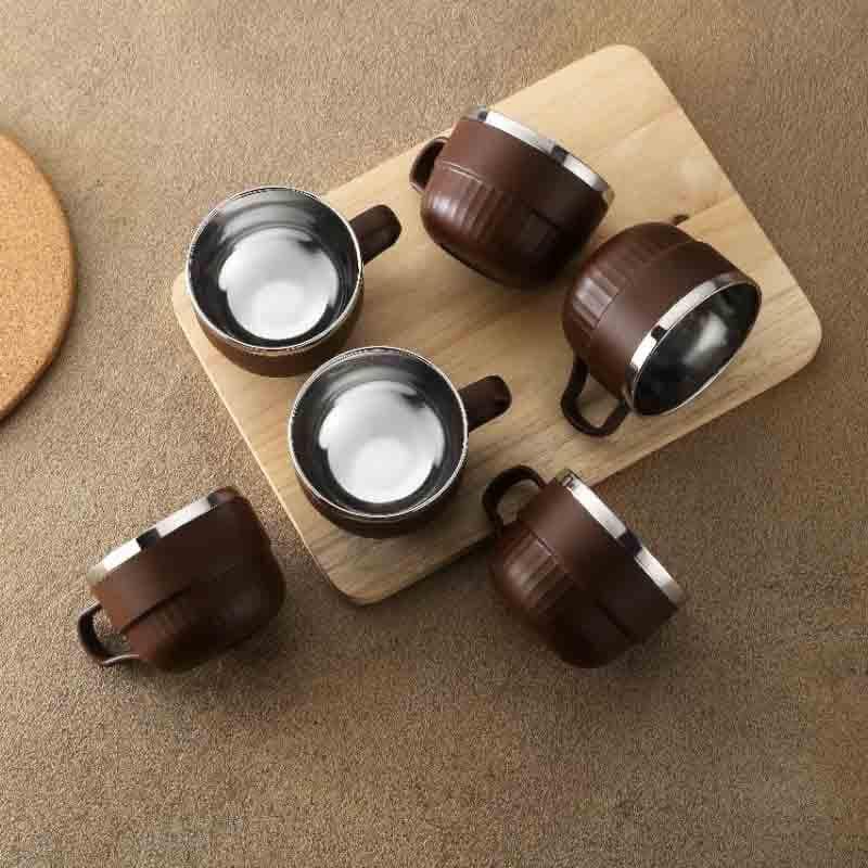 Buy Mocha Cups - Set Of Six Mug from Vaaree