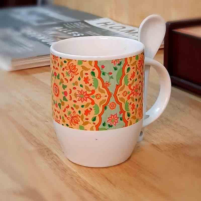 Buy Mughal Bloom Spoon Mug Mug from Vaaree