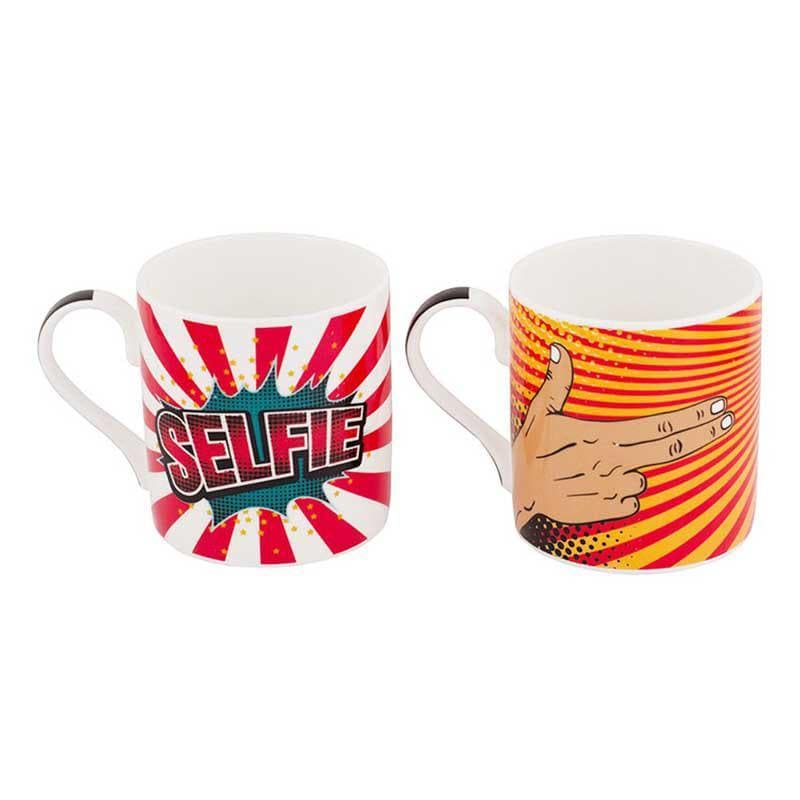 Mug - Peppy Pop Culture Mugs - Set of Two