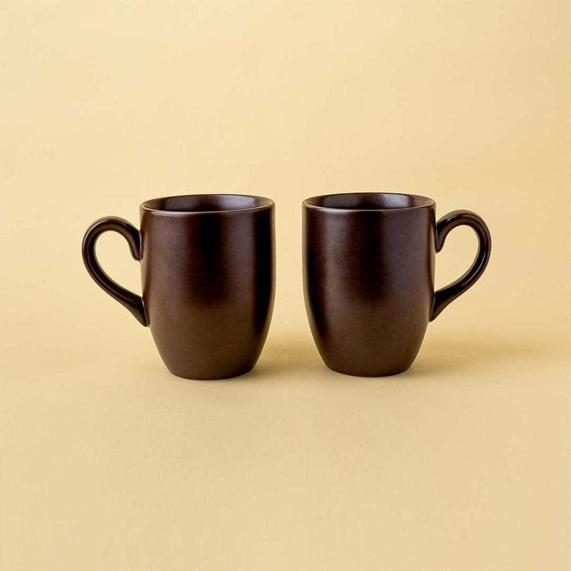 Buy Perky Brown Mug - Set of Two Mug from Vaaree