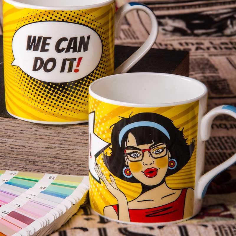 Buy Pop It Brew Mugs - Set of Two Mug from Vaaree