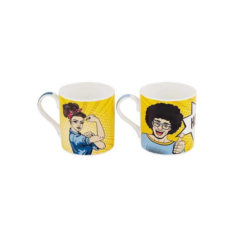 Mug - Pop It Brew Mugs - Set of Two