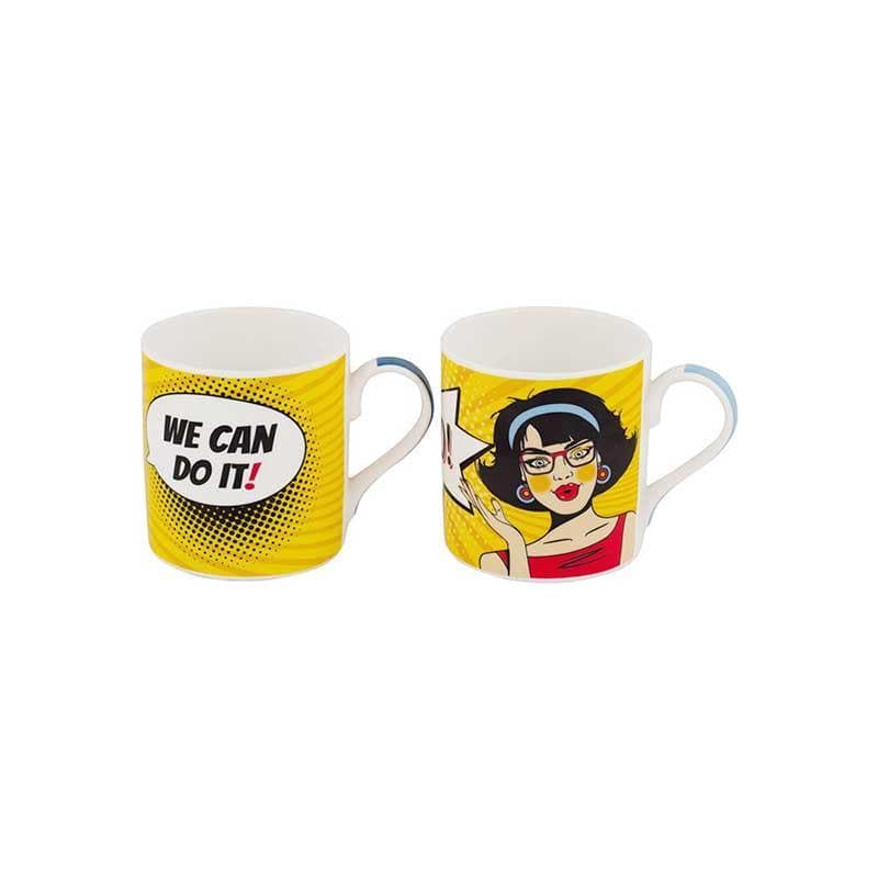 Mug - Pop It Brew Mugs - Set of Two