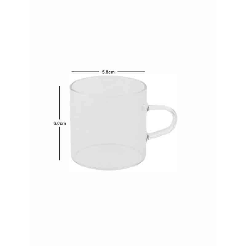 Mug - Puritax Glass Cup - Set of Six