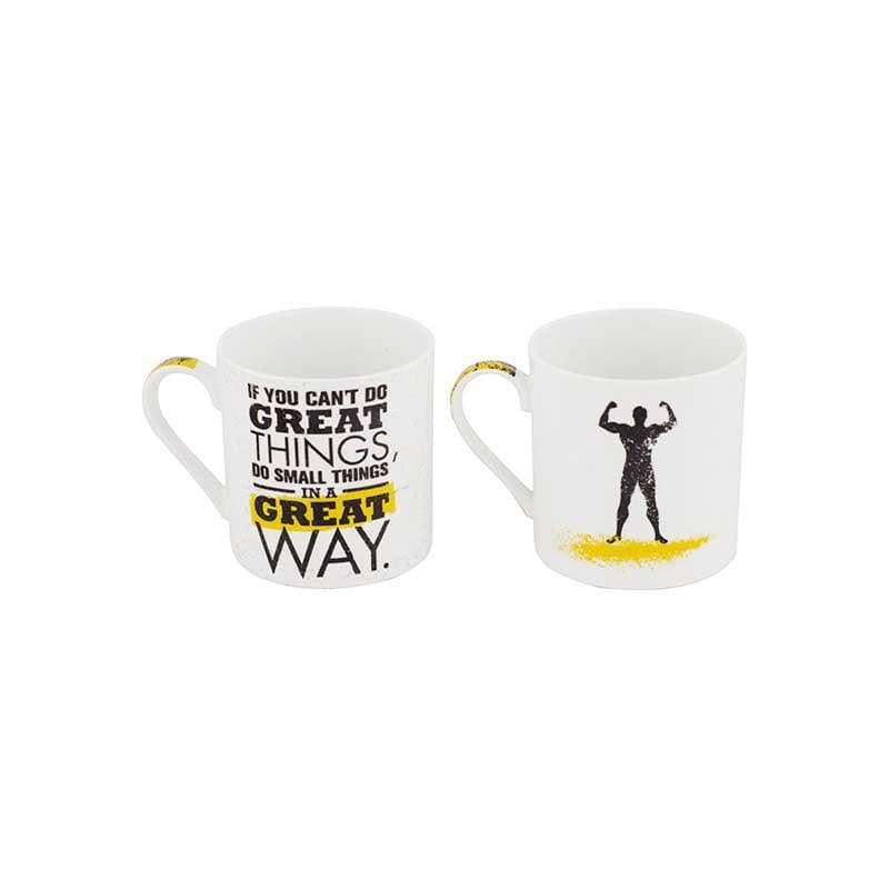 Buy Quotes Love Mugs - Set of Two Mug from Vaaree