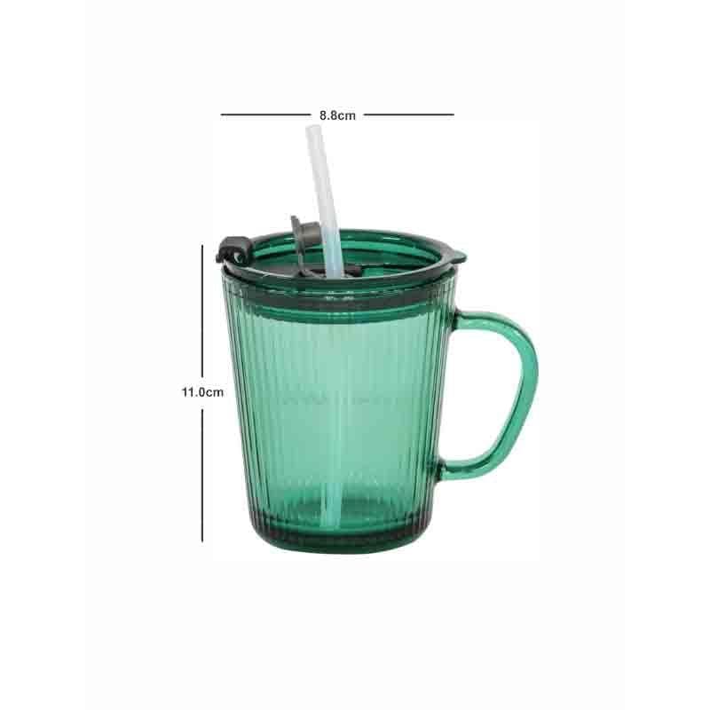 Buy Sippo Glass Sipper Mug with Lid and Straw - Set of Four Mug from Vaaree