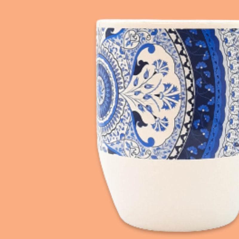 Buy Turkish Blue Spoon Mug Mug from Vaaree